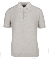 Jacquard front polo
